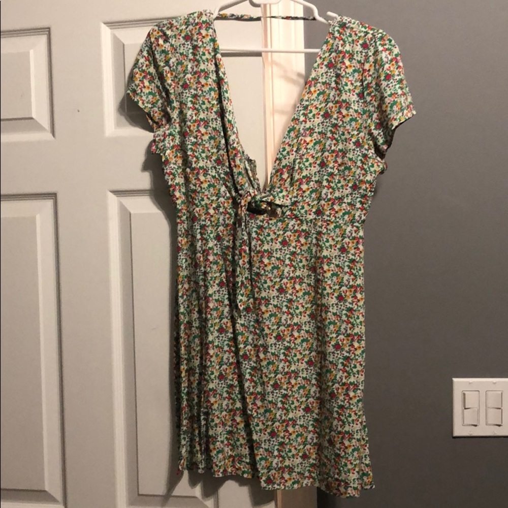 Floral Tie Dress